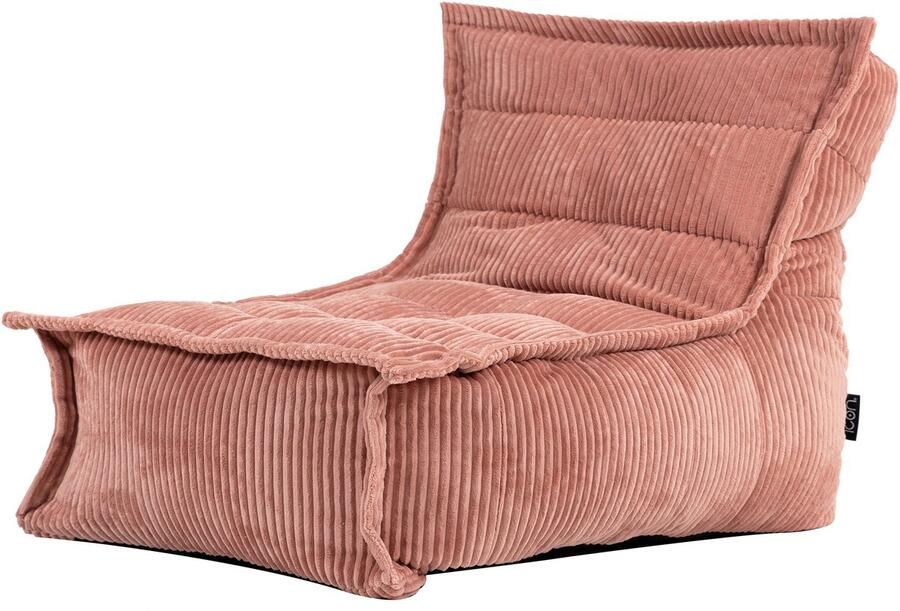 Icon Dolce Kinderzitzak Stoel Ribfluweel Fauteuil Oud roze
