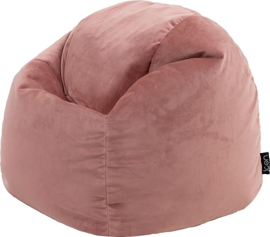 Icon Kingston Kinderzitzakken Oud roze Zitzakstoel Zitzak Kind met Vulling Woonkamerzitzakken