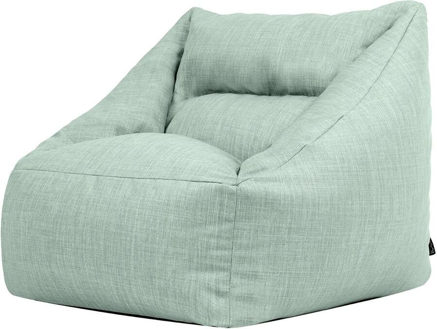 Icon Natalia Zitzakfauteuil voor Buiten Groen XXL Zitzakstoel Zitzak Volwassenen met Vulling Woonkamerzitzakken