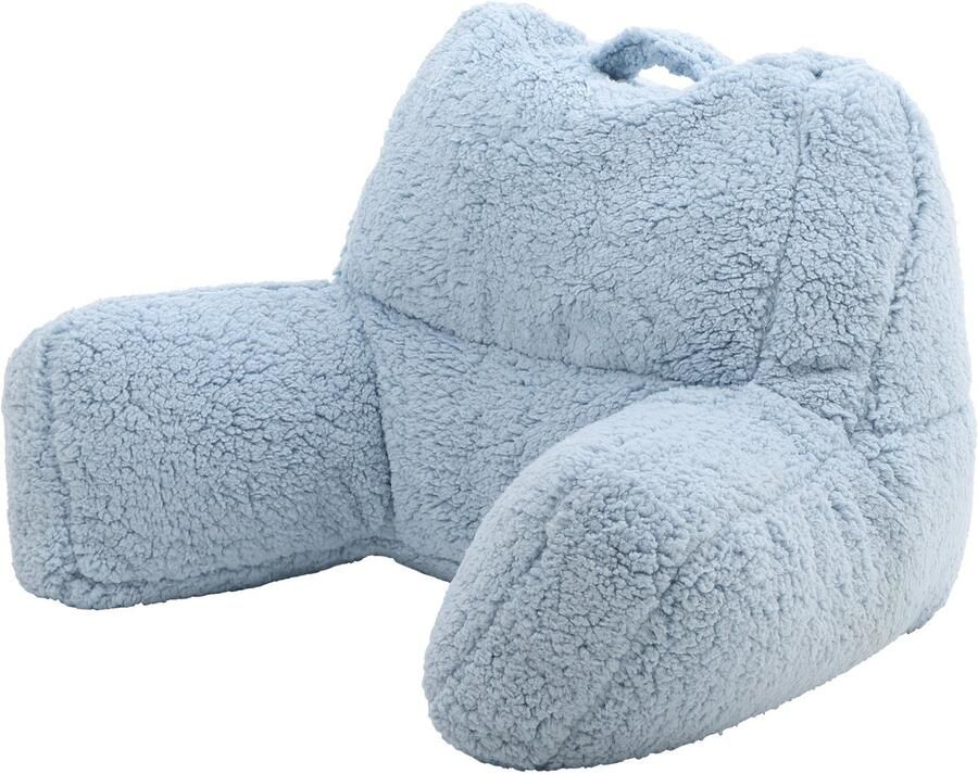 Icon Teddy Knuffelkussen Blauw Zitzak Leeskussens Slaapkamer Kussen voor Bed