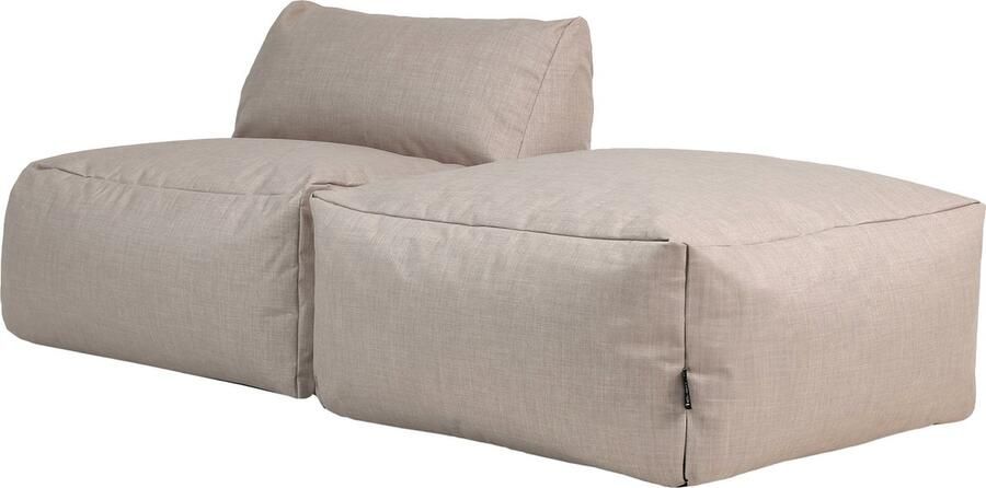 Icon Tetra Bankset Modulaire Zitzak voor Binnen en Buiten Beige Modulaire Sofa Zitzakstoel Volwassenen met Vulling Waterdicht