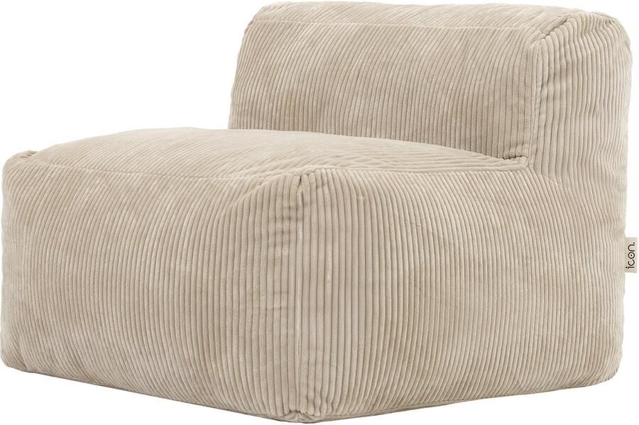 Icon Zen Modulaire Fauteuil Bank Ribfluweel Beige