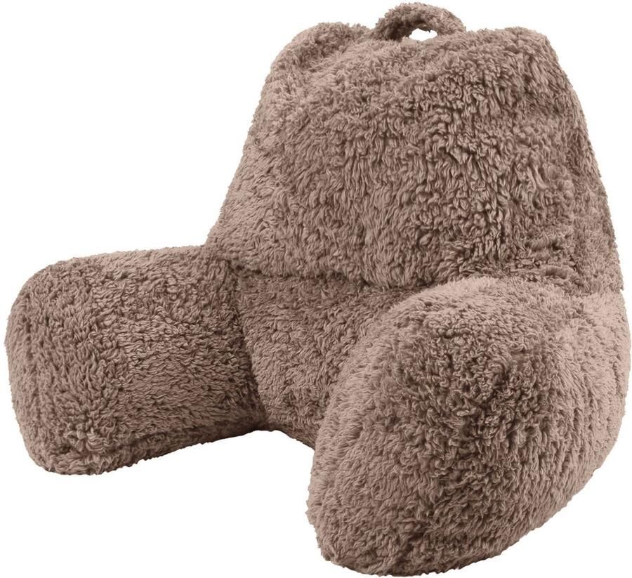 Icon Zitzak Leeskussen Fluffy Pluche Teddy Mocha