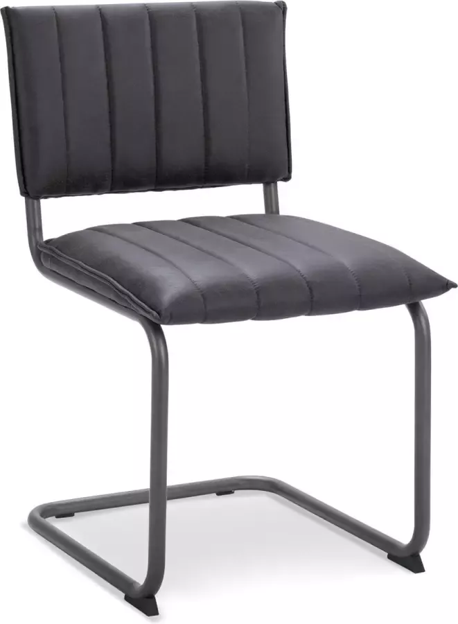 Icon Living Stoel Denton Stof Rawhide Grey 05 Gun color frame