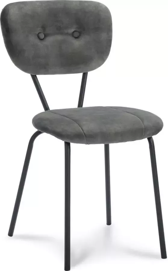 Icon Living Stoel Milo Stof Adore Hunter 156 Poot Black - Foto 2