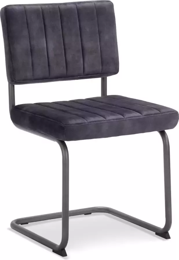 Icon Living Stoel Sevilla Stof Adore Anthracite 67 Gun color frame