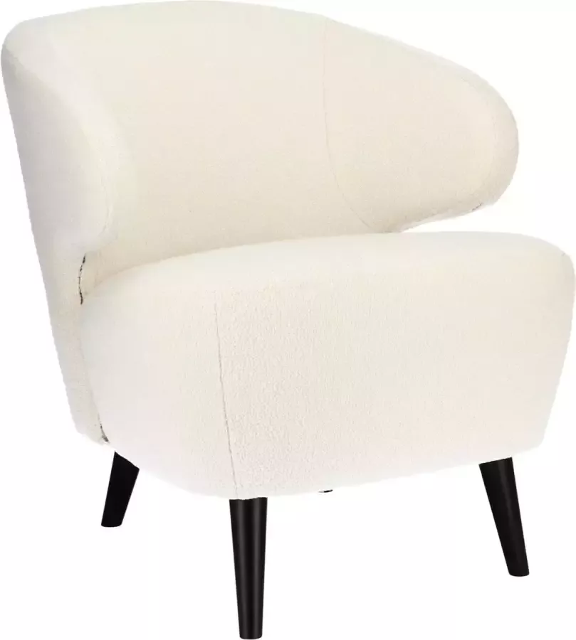Icon Living Fauteuil Beau Boucle Wit Ivory