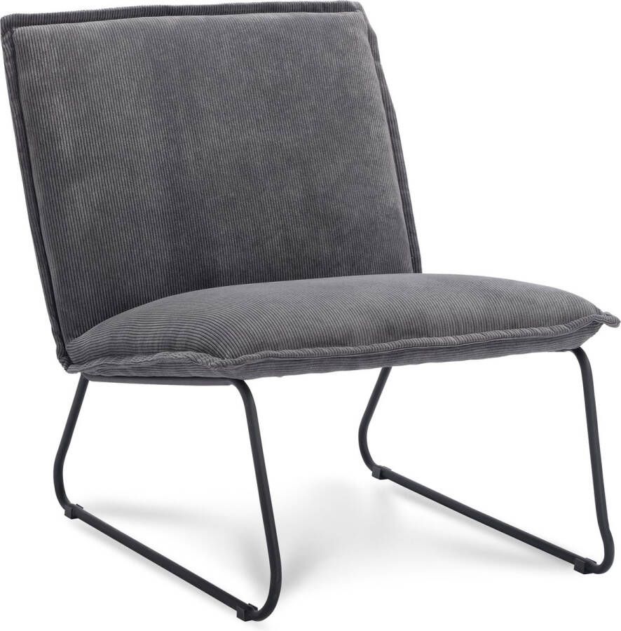 Icon Living Fauteuil Coco 1-zits Stof Antraciet