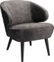 Icon Living Fauteuil Milly Velours Antraciet - Thumbnail 2