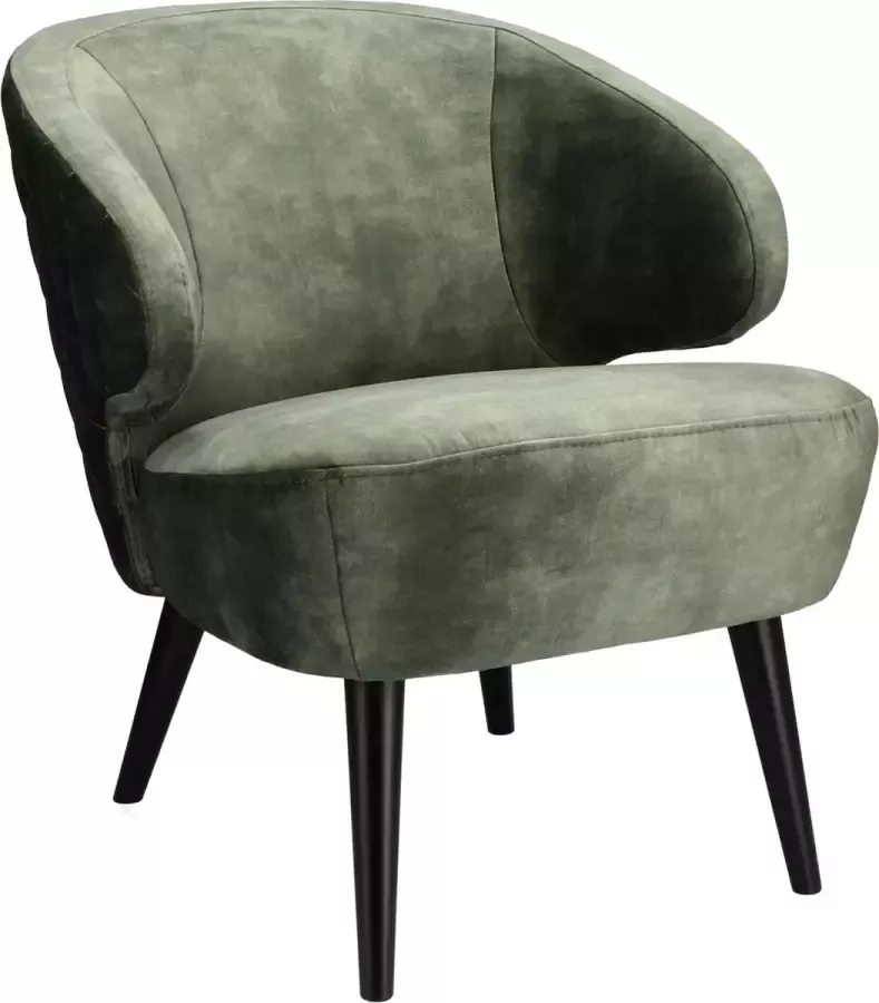 Icon Living Fauteuil Milly Velours Groen