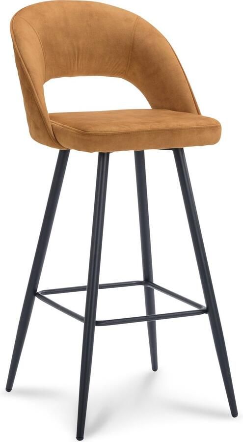 Icon Living Eetkamerstoel set van 2 Milo Velours Moss Groen