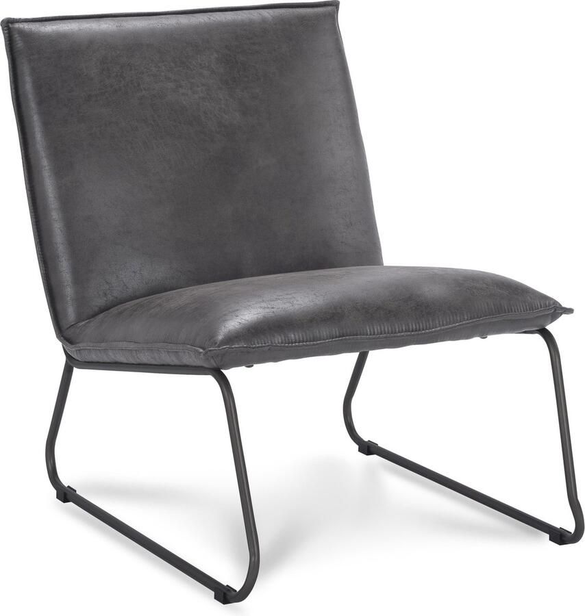 Icon Living Fauteuil Coco 1 seater Stof Rawhide Grey 05 Gun color frame