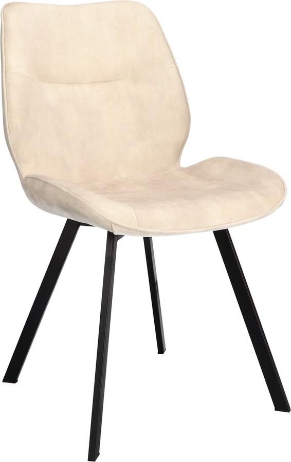 Icon Living Stoel Maeve Stof Adore Linen 110 Poot Black