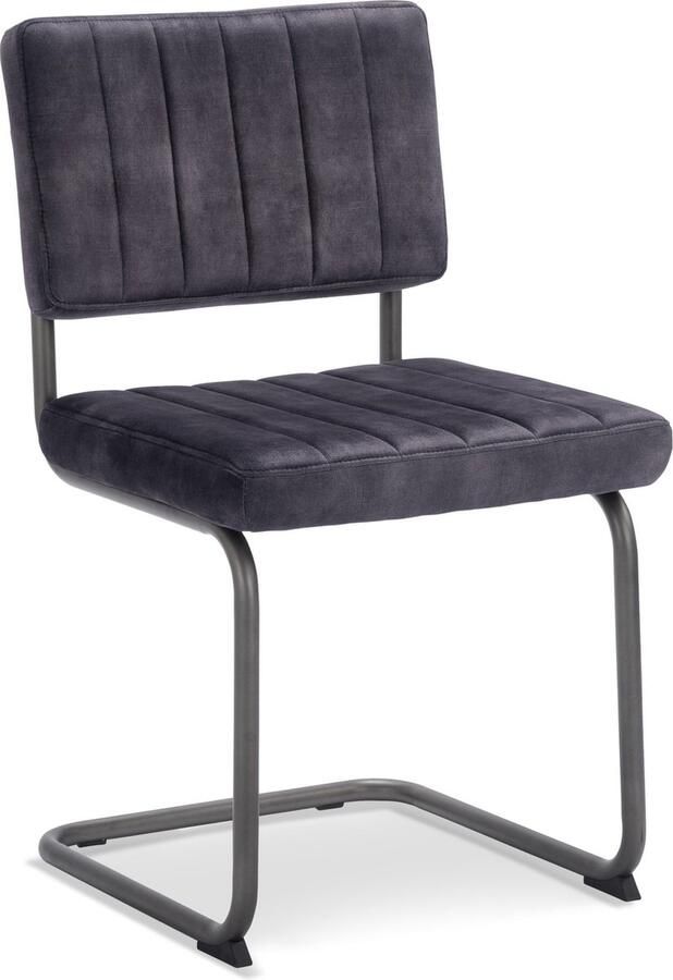 Icon Living Stoel Sevilla Stof Adore Anthracite 67 Gun color frame