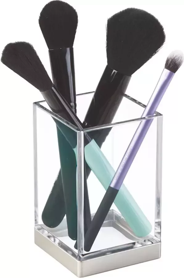 IDesign Bureau pennenbakje zilver en transparant 41180EU Decoratief - Foto 2