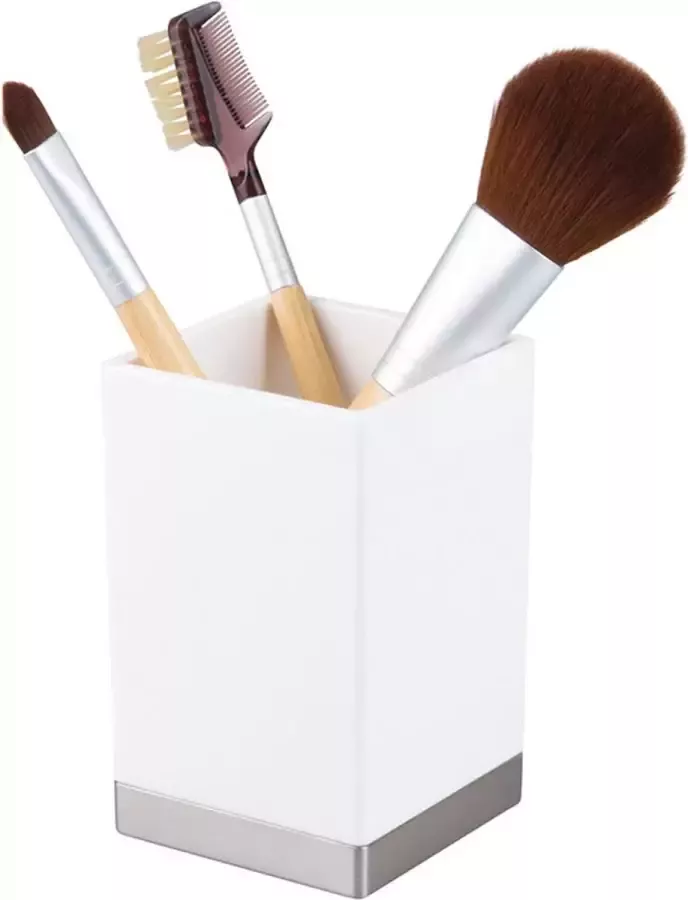 IDesign Bureau pennenbakje zilver en wit 41182EU Decoratief - Foto 2