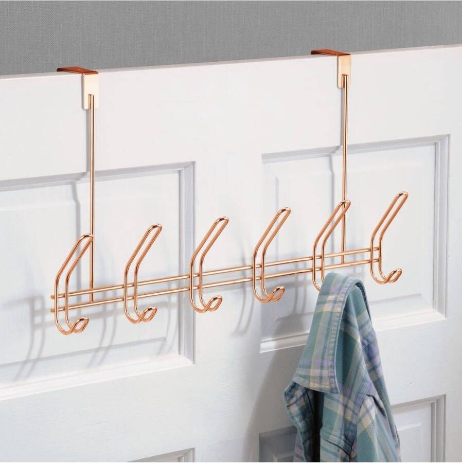 IDesign Classico OTD Kapstok met 6 Haken Kunststof Koper