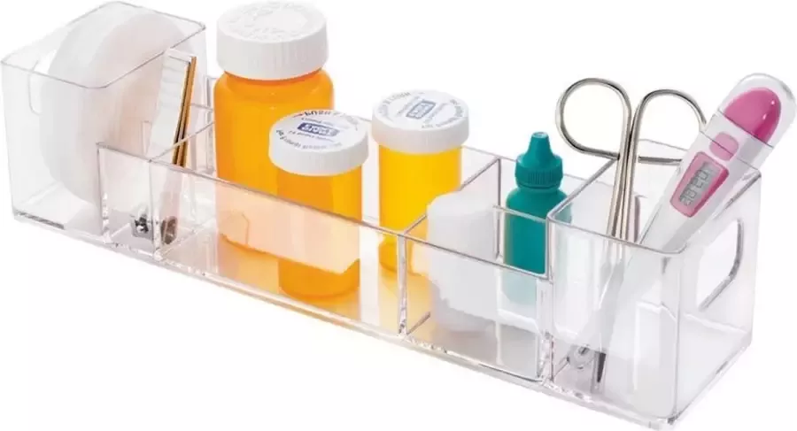 IDesign Desk organizer Transparant Sorteervakken & Stapelbaar