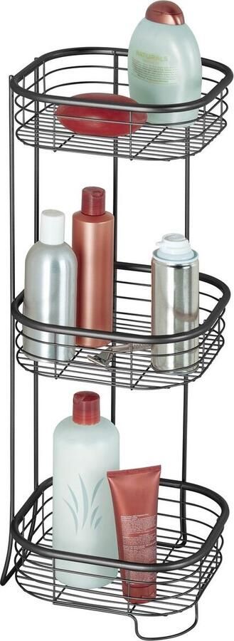 IDesign Interdesign Doucherek met 3 niveaus van staal