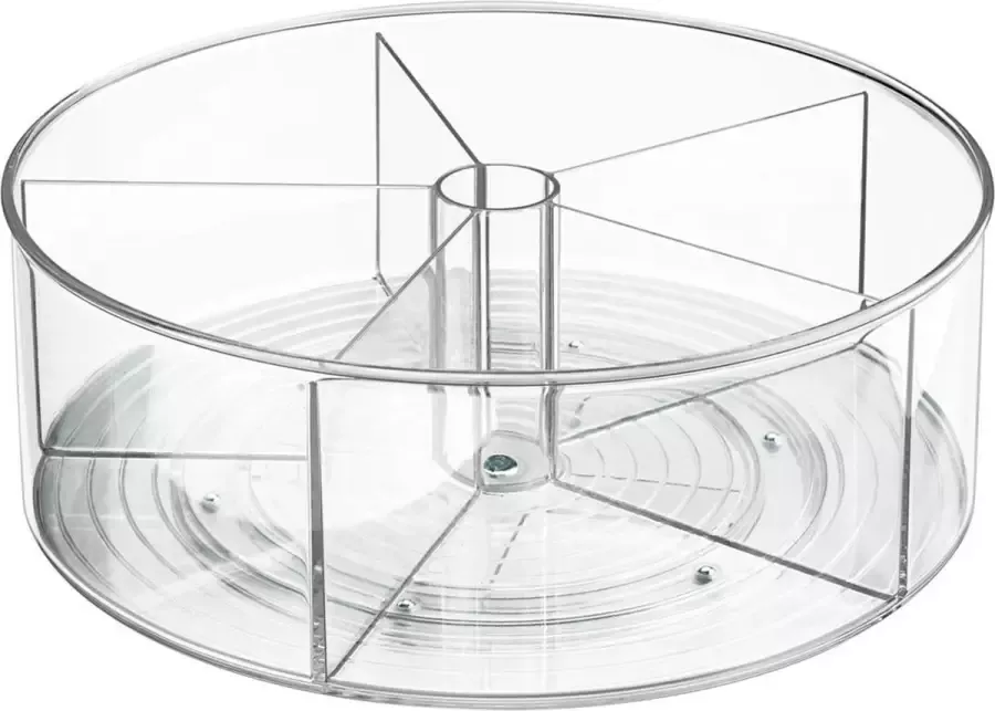 IDesign Interdesign Plaque tournante compartimentée plastique linus