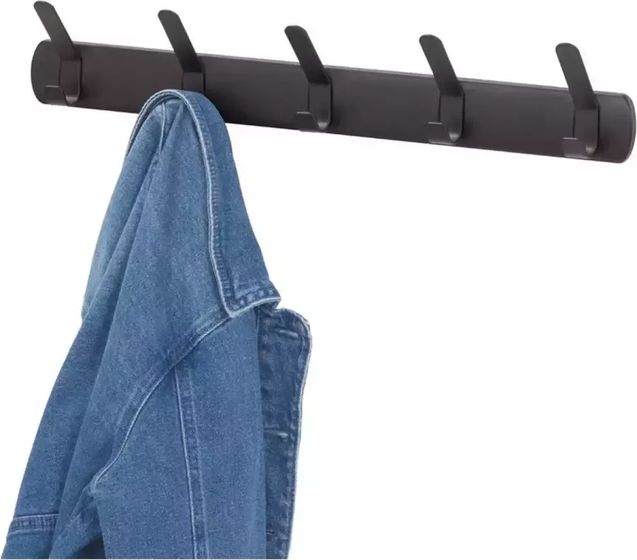 IDesign Kapstok wand Zwart Kapstok 5 haken