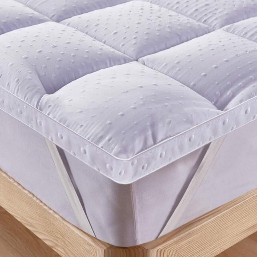 IGutech Matrasbeschermer 160x200 Topdekmatras 160x200 Ademend & Comfortabel Matrastopper 160x200 Met Elastische Hoeken