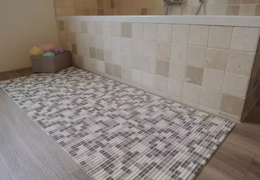 Ikado Antislipmat op maat blokjes 65 x 500 cm