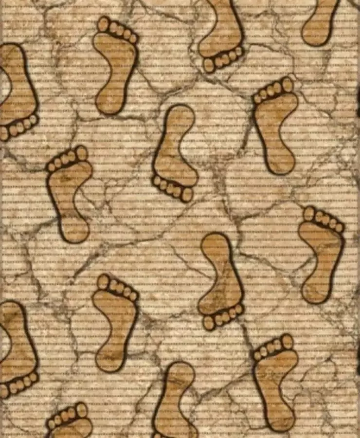 Ikado Antislipmat op maat voetjes 65 x 850 cm