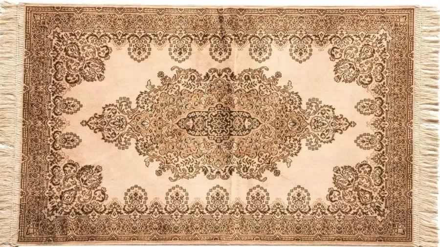 Ikado Klassiek tapijt beige bruin 70 x 110 cm