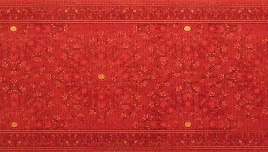 Ikado Tapijtloper op maat classic vintage rood 65 x 160 cm