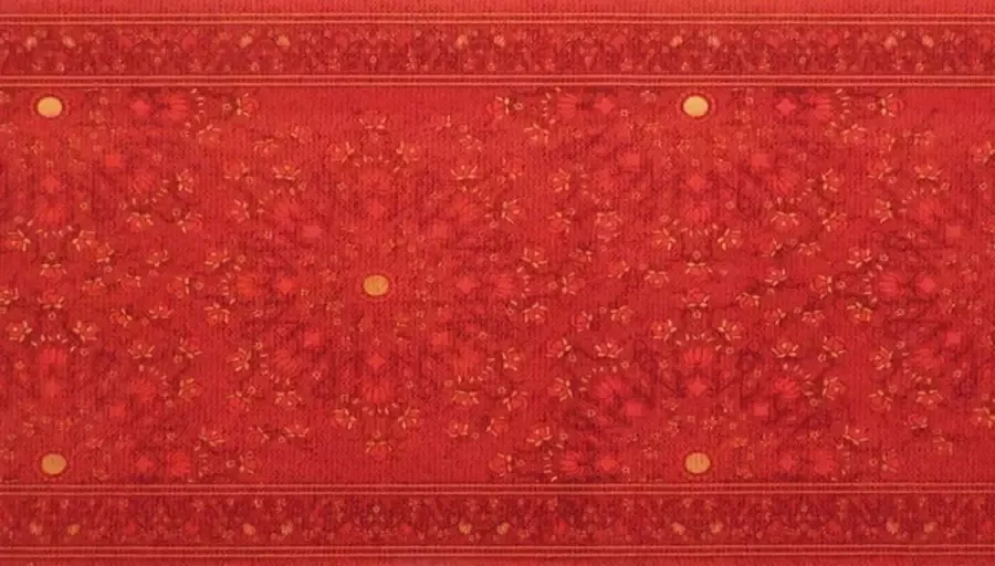 Ikado Tapijtloper op maat classic vintage rood 65 x 260 cm