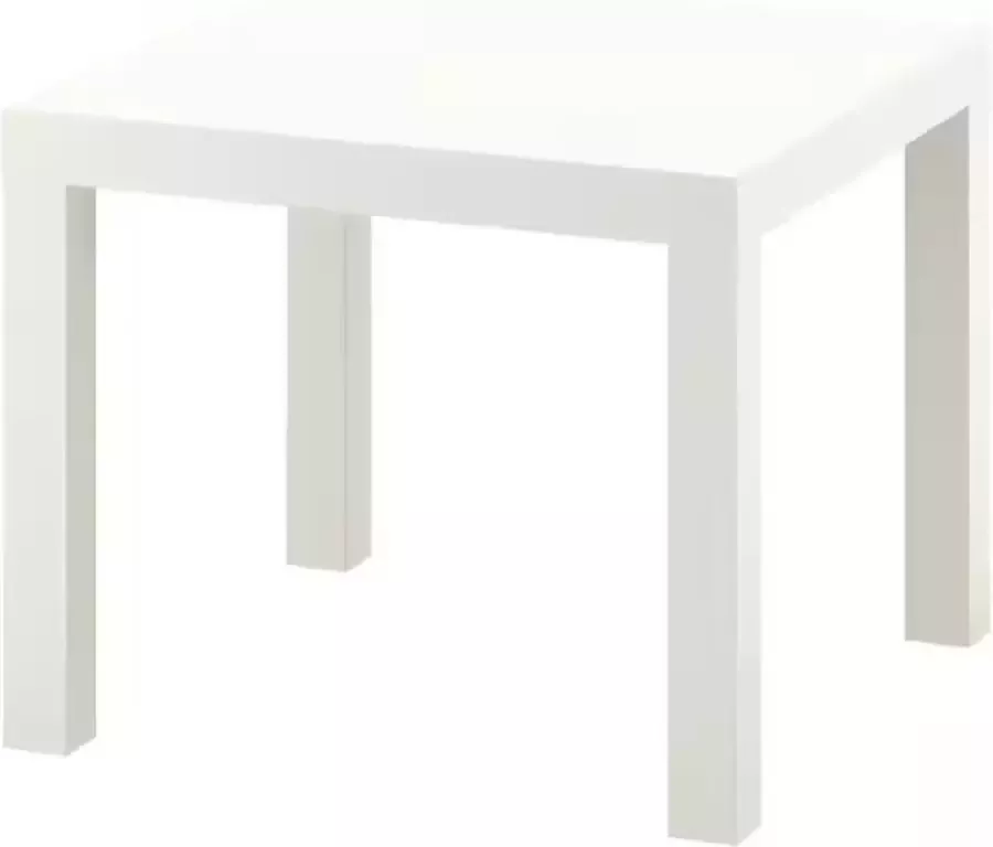 Ikea LACK Tafeltje Wit 55x55 cm Woonkamer Slaapkamer Eenvoudig te monteren Honingsgraadstructuur Lichtgewicht en stevig Spaanplaat Hardboard Papierfolie