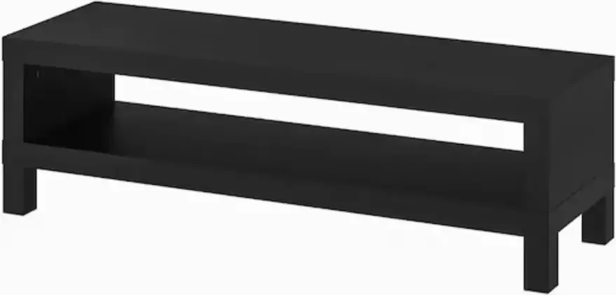 ikea LACK Tv-meubel Tv-Tafel Zwartbruin 120x35x36 cm Woonkamer Slaapkamer Spaanplaat Hardboard Makkelijk te verplaatsen Makkelijk in elkaar te zetten