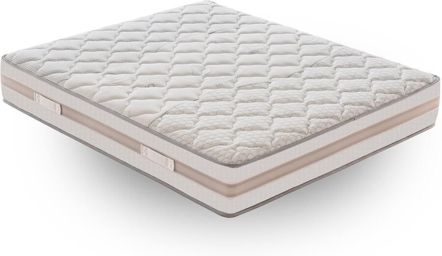 Ilovesleep Matras RELAX 90x200 Pocketvering Matras Dikte 25 cm Premium Kwaliteit Ergonomisch Gemiddeld 5 cm traagschuim
