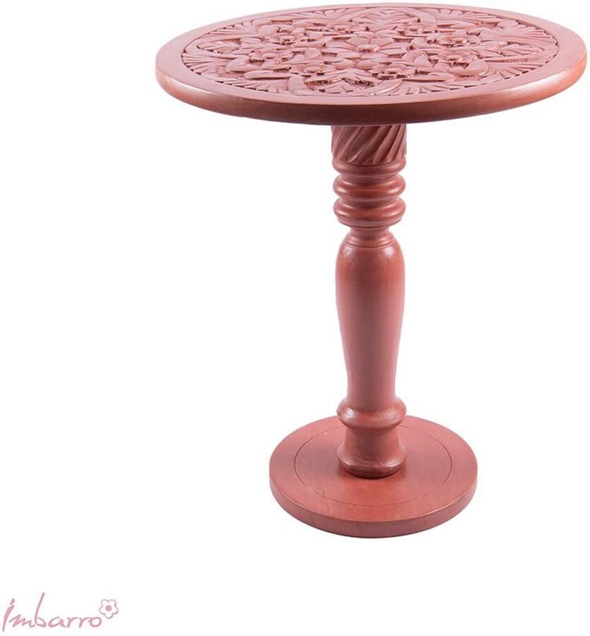 Imbarro Home & Fashion Imbarro Fashion & Home houten bijzettafel Lotta Terra 44 x 55 cm hoog