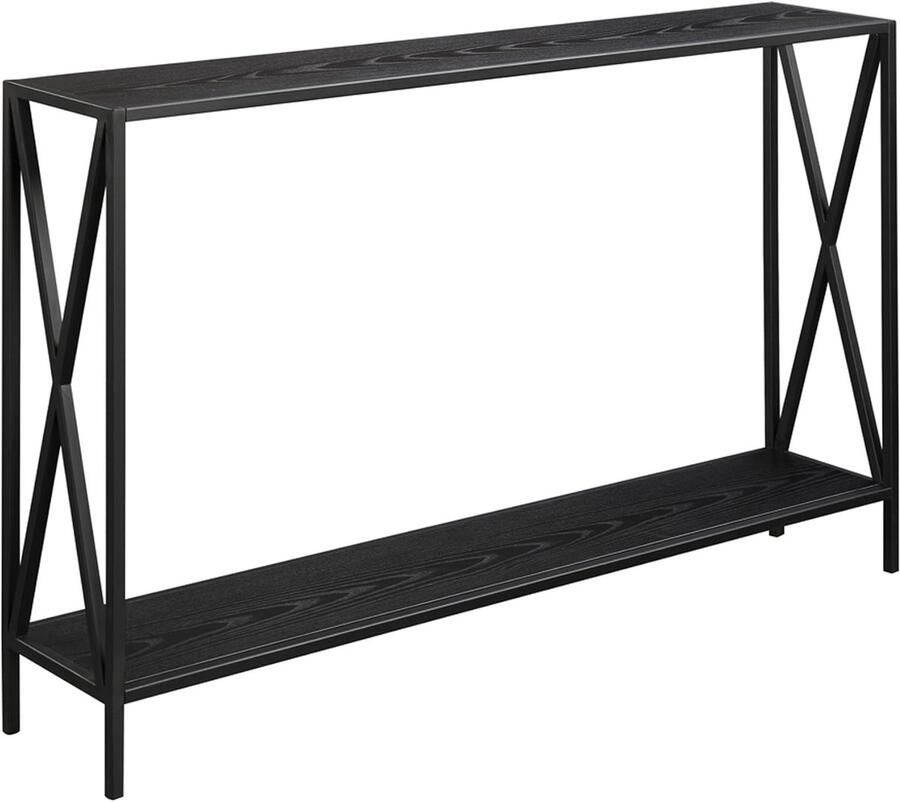 Imperatoris Tucson Consoletafel Haltafel Sidetable Wandtafel Console Tafel Dressoirtafel Sidetafel Bijzettafel Industrieel 22 9 x 120 x 73 7 cm Zwart