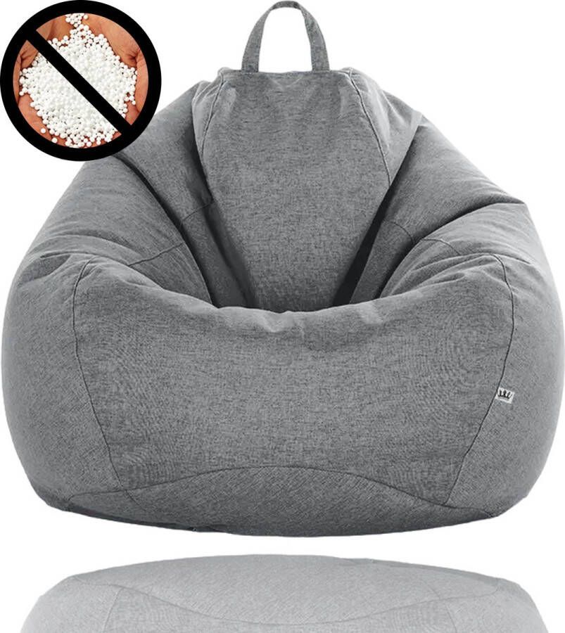 Imperatoris Zitzak Loungestoel Sofa Beanbag voor Volwassenen en kinderen Zonder Vulling 75*90MC L XL Grijs Grey