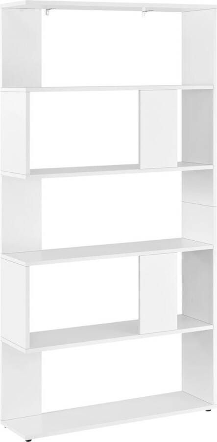 In And Outdoormatch Boekenkast Plank Aric 159x80x23 5 cm Wit Decoratief Design