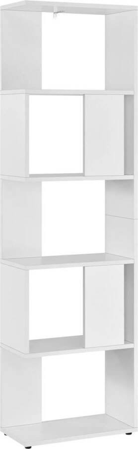 In And Outdoormatch Boekenkast Plank Millie 159x45x23 5 cm Wit Decoratief Design