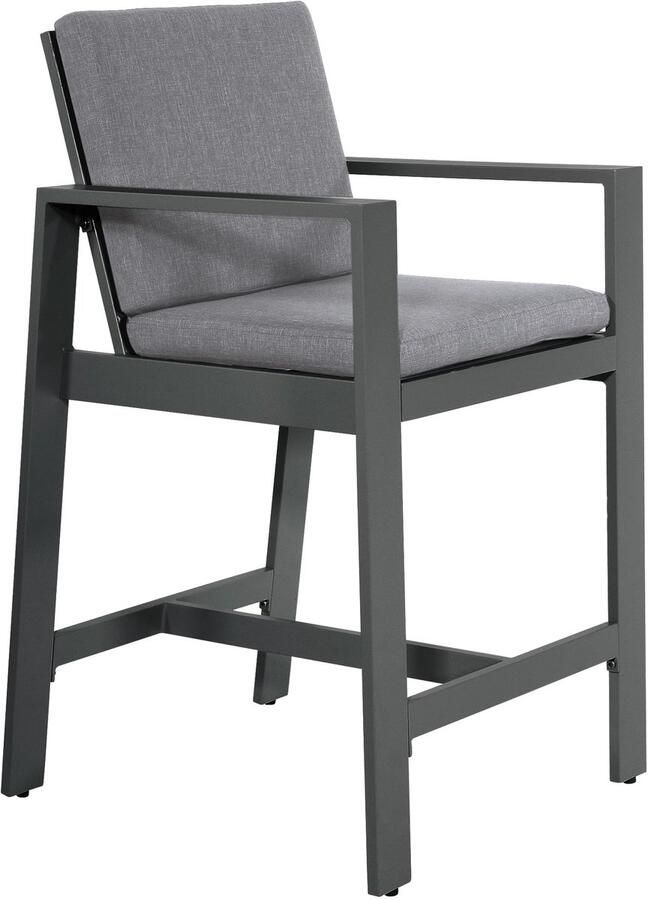 In And Outdoormatch Barkruk 63x72x111 cm Aluminium Antraciet