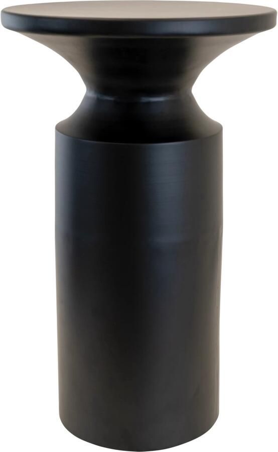 In And Outdoormatch Bijzettafel Ø33x55 cm Zwart