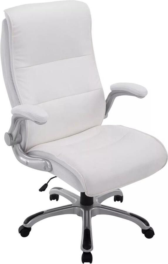 In And Outdoormatch Bureaustoel Flavia Nelson Groen Kunstleer Voor volwassenen Ergonomische bureaustoel Op wieltjes In hoogte verstelbaar