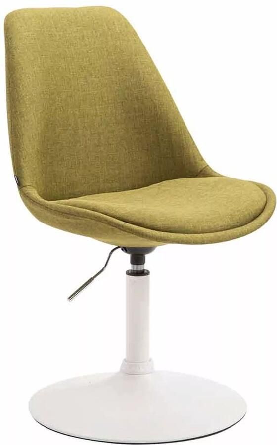 In And Outdoormatch Design Eetkamerstoel Kathlyn Groen Geel Zonder armleuning Met rugleuning Set van 1 Woonkamerstoelen Keukenstoelen 100% polyurethaan