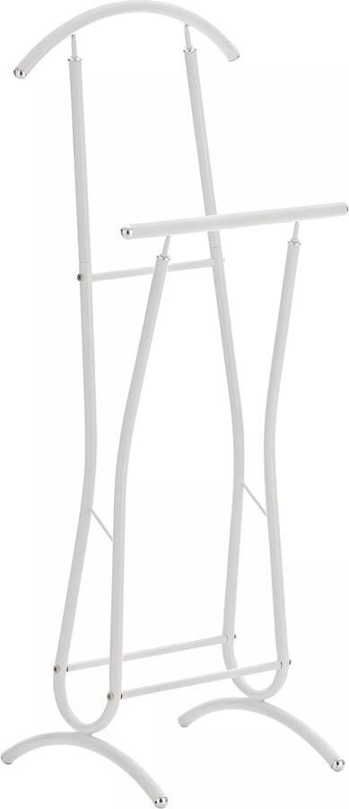 In And Outdoormatch Dressboy Olaf Wit Kledingstandaard Kledingstoel Slaapkamer Metaal