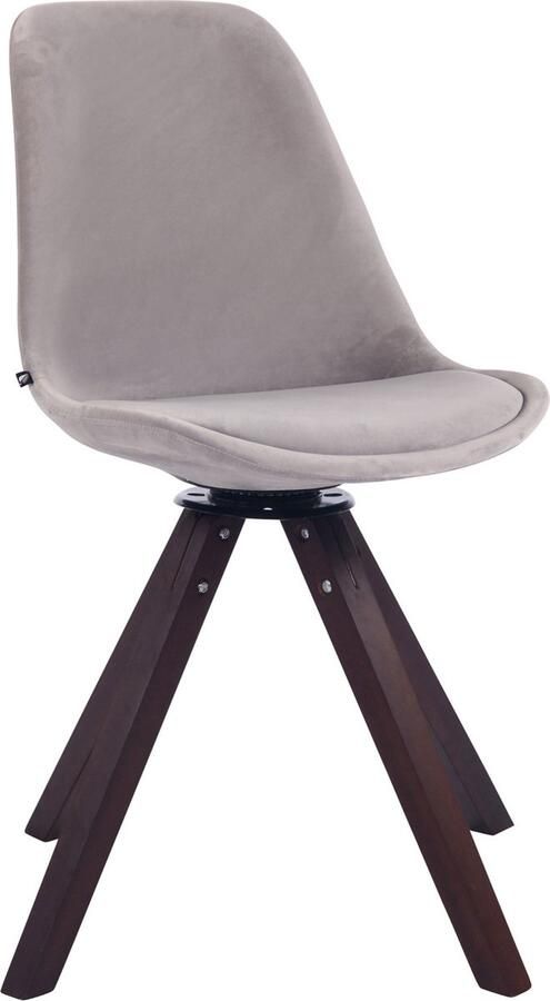 In And Outdoormatch Eetkamerstoel Atilio Grijs Eetkamerstoel Fluweel Hoge kwaliteit bekleding Moderne stijl stoel Stijlvolle eetkamerstoel