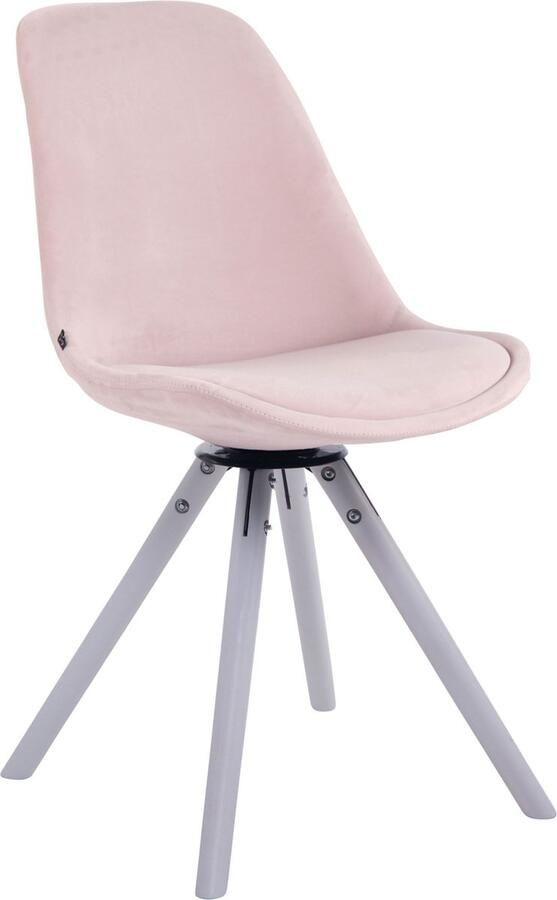 In And Outdoormatch Eetkamerstoel Micah Roze Eetkamerstoel Fluweel Hoge kwaliteit bekleding Moderne stijl stoel Stijlvolle eetkamerstoel