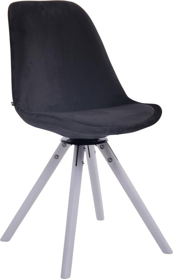 In And Outdoormatch Eetkamerstoel Pete Zwart Eetkamerstoel Fluweel Hoge Kwaliteit Bekleding Moderne Stijl Stoel Stijlvolle Eetkamerstoel