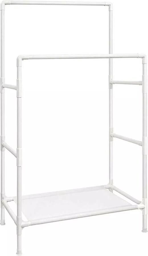 In And Outdoormatch Kledingrek Fae Metaal Garderobekast kledingkast organizer Slaapkamer 87x45x157cm