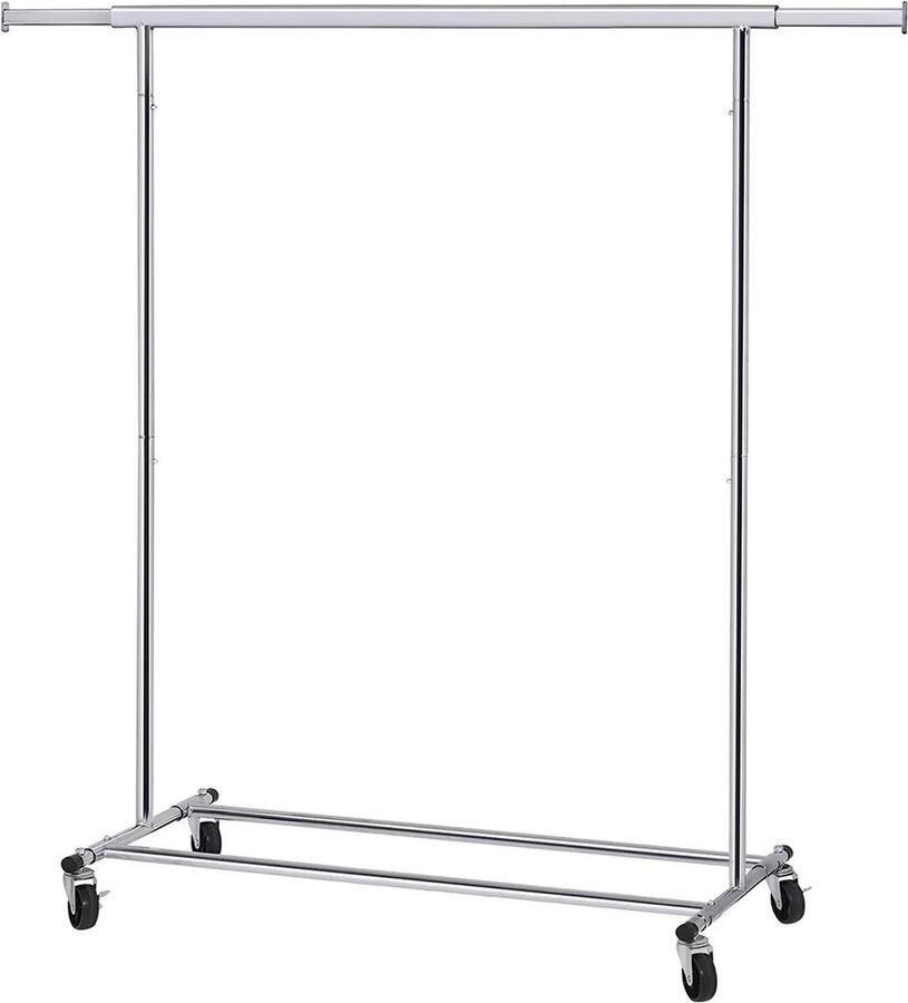 In And Outdoormatch Kledingrek Freida Metaal Garderobekast kledingkast organizer Slaapkamer 160x45x132cm