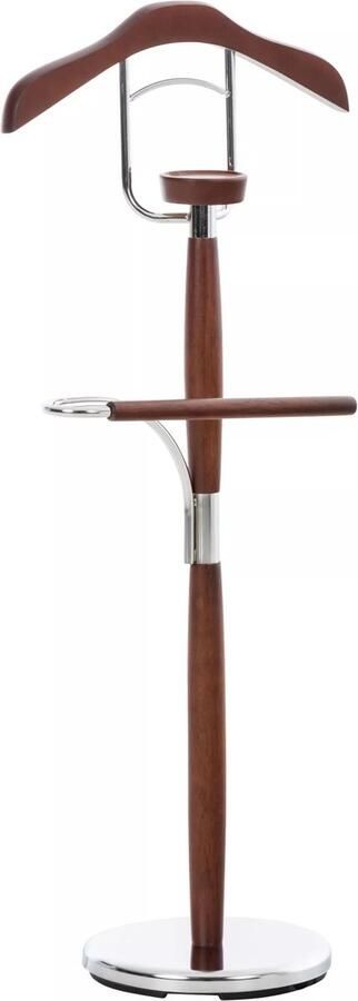 In And Outdoormatch Luxe Dressboy Beatrice 110cm Kledingstandaard Chroom Kledingstoel Slaapkamer Metaal